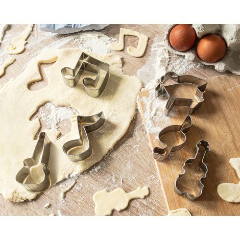 Cortadores de galletas musicales, 6 unidades. (1/5)