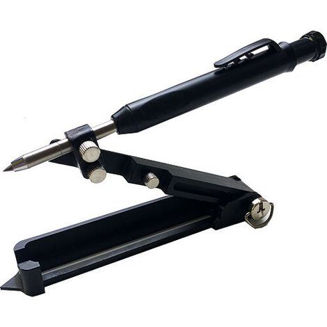Outil de traçage multifonctionnel, crayon de charpentier avec stylo à trous profonds, pour travail du bois DIY – DELKEVIC (1/5)