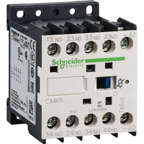 Contattore ausiliario TeSys CA4K - 2 NO + 2 NC - - 10 A - 24 V CC - CA4KN22BW3