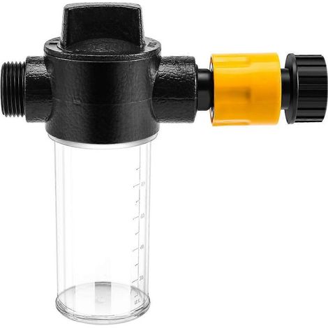 Mélangeur De Rinçage - Robinet De Régulation De Débit Pour Bateau - Compatible Tuyau D'arrosage - ABS - Noir Jaune - 1 Pièce (1/5)