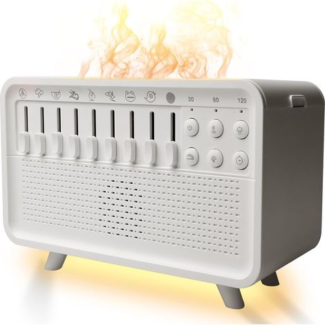 Luftbefeuchter mit Weißrauschgenerator – 8 natürliche Geräusche – Timerfunktion – Ideal zum Schlafen zu Hause, mit Pflanzen, im Büro usw. (1/5)