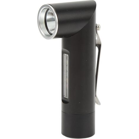 Wiederaufladbare LED-Taschenlampe, 90° schwenkbar, 500 Lumen, wasserdicht nach IPX5, Notarbeitsleuchte (1/4)