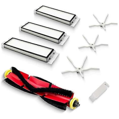 LAN Filtre HEPA, chiffon de nettoyage et brosse principale pour aspirateur Xiaomi Roborock S5 S50 S51 S55 S6 S60 S6 Pure (1/5)