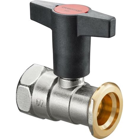 Oventrop Pumpenkugelhahn Optibal P 1078372 ohne Sperrventil, DN32,1 1/4" Innengewinde