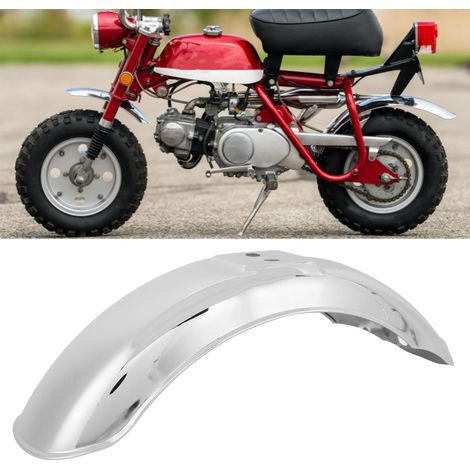 Plaque de protection de garde-boue arrière en fer pour motos adaptées aux roues de 8 ou 10 pouces des Honda Z50, Z50A, Z50J, Z110 et Z125. (1/5)
