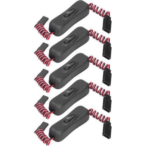 5 Stück Netzschalter, Spannung 6–250 V AC, Stromstärke 1 A, JR-Schnittstelle, PC-Isolation, Ein-/Ausschalter