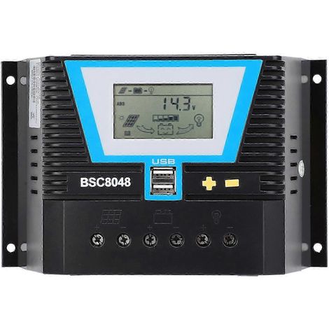 BSC8048 80A Solar-Laderegler für 12V/24V/36V/48V-Batterien, vielseitiger Photovoltaik-Energiemanagement-Controller (1/4)