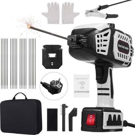 Machine à souder électrique portable 120 A avec onduleur IGBT, réglage du courant variable en continu, ARC livré avec 20 tiges pour les professionnels et les amateurs de bricolage (1/5)