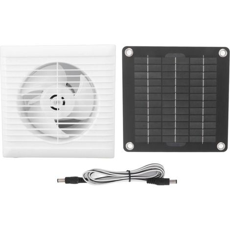 Ventilateur d'extraction solaire IP67 étanche 6 pouces sûr 10W 12V ventilateur de panneau solaire pour poulailler hangar maison pour animaux de compagnie-VSIAISV