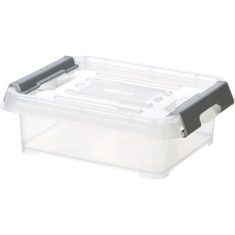 Caja de almacenamiento Curver handy plus 1.2L apilable base reforzada
