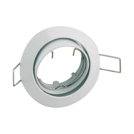 Runder GU10-Glühlampenabschlussring Weiß Electro Dh 12.672/B/Z/B 8430552105984