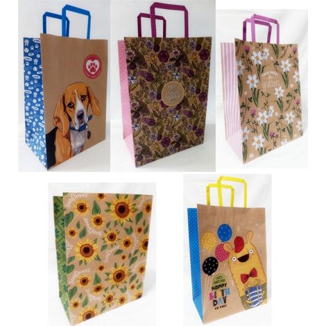 Bolsa de papel kraft de color 250x345x150