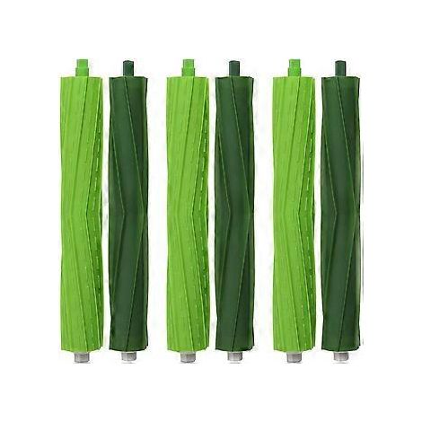 Kit abordable pour iRobot Roomba, brosses de rechange multi-surfaces en caoutchouc, solution de nettoyage haute performance, lavables et réutilisables (1/5)