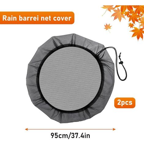 95 cm Regentonnennetz, 2-teilig, Regentonnenabdeckung mit Kordelzug (95 cm) (1/4)