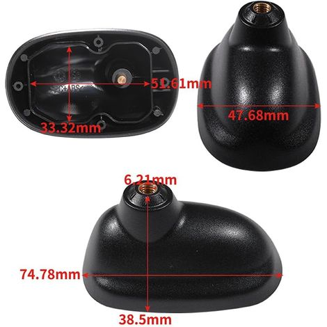 Base d’antenne Voiture avec Joint pour Fixation de Remplacement Compatible avec BMW Mini R55 R56 65203442105