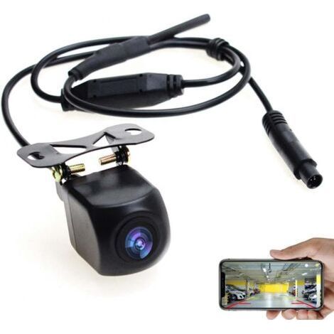 WiFi Backup Camera Backup Camera Rear View 12V Mini Waterproof Body Tachograph for iPhone and Android (1/5)