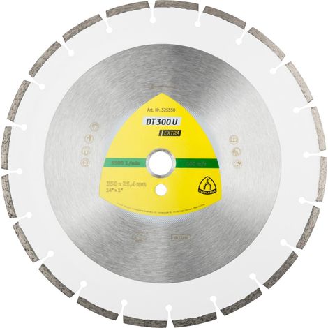 Disque à tronçonner diamant pour scie circulaire, Diamètre 300 mm, 30 mm, 325350 (1/3)