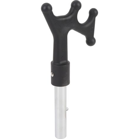 Gancio per barca in nylon, leggero, versatile, infrangibile, con estremità telescopica di ricambio per ormeggio di yacht e kayak. (1/4)