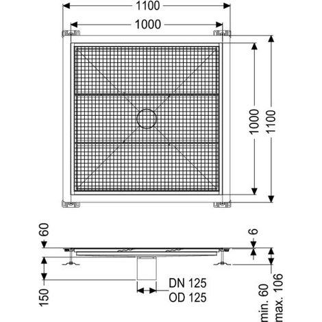KESSEL 6200100 Bac de rétention Ferrofix