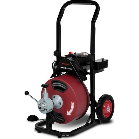 Eberth – Déboucheur de canalisation électrique 400W – Spirale 20m 13mm pour blocages profonds – Moteur robuste pour usage professionnel (1/5)