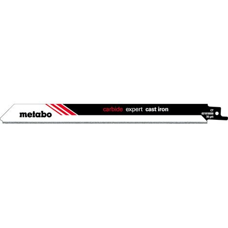 Metabo 2 Säbelsägeblätter "expert cast iron" 225 x 1,25 mm, HM-beschichtet, Korn 30 2 Stk (1/4)