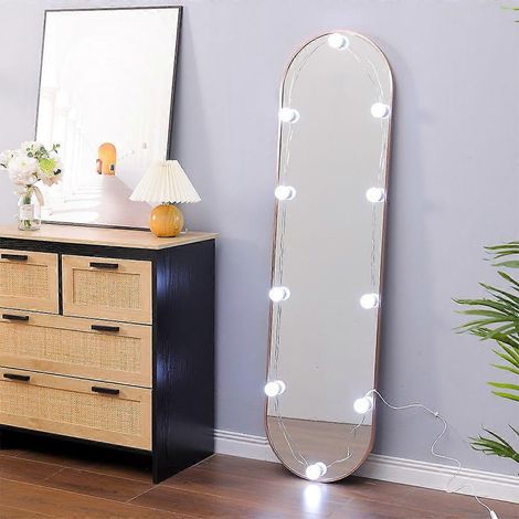 Kit d'éclairage LED à bande LED avec variateur pour miroir de style hollywoodien (à faire soi-même) (1/5)