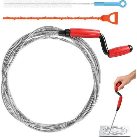 Spirale Furet Deboucheur Canalisation Professionnel 5Mx6Mm Wc Deboucheur[RD163] (1/5)