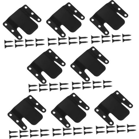 Lot De 8 Boucles De Fixation pour Meubles Connecteurs Modulaires pour Canapés Sectionnels Universels Clips De Canapé Sectionnels Emboîtables en Métal (1/5)