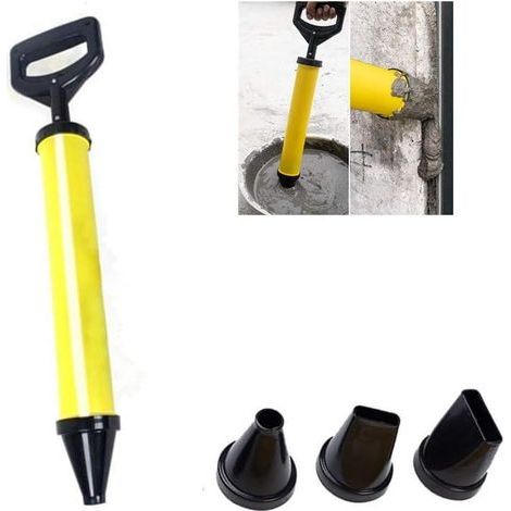 Pistolet à cartouche Pointer, pistolet à jointoyer pour mortier et coulis avec pompe à mortier et 4 buses (1/5)