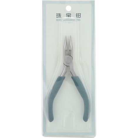 Pinces à bec long en acier professionnel pour la création de bijoux (à dents) (1/5)