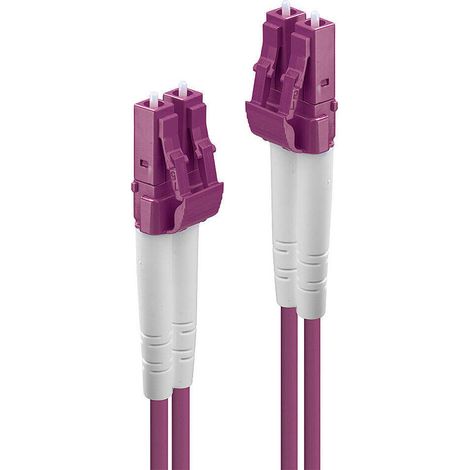 Cable de fibra óptica Lindy LC/LC OM4 de 2 m, 46341 (1/2)