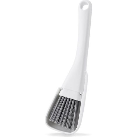 Mini pelle à poussière et brosse, petite brosse de nettoyage et pelle à poussière avec brosse emboîtée, petit balai de nettoyage peu pelucheux, outils de nettoyage informatique (1/5)
