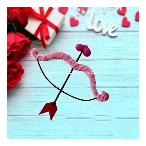 New Valentine's Day Heart Arrow Gift Wrapping Paper - Colorful Heart Print Wrapping Paper - Holiday Gift Bag