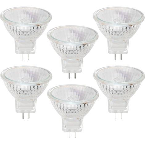 MR11 halogen bulbs, 20W 12V GU4, 2700K warm white, dimmable, recessed spotlight (1/5)