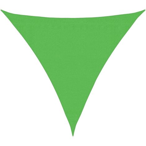 Sunshade Sail 160 g/m² Light Green 3.6x3.6x3.6 m HDPE vidaXL