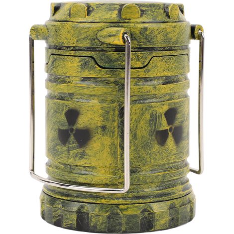 Lanterne décorative [Marque] Mini Réacteur Nucléaire en résine vintage effet lumineux mystérieux 7x9,7cm idéale intérieur extérieur (1/5)