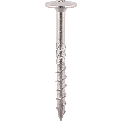 TIMCO Wafer Head A2 Stainless Steel Timber Screws - 8.0 x 80