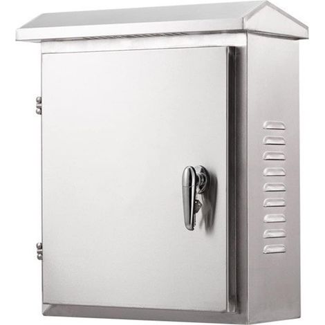 Coffret Electrique Etanche Exterieur, Boite Etanche Electrique Exterieur, Cache Compteur Electrique Mural, Armoire en Acier Inoxydable - Convient Aux Applications Intérieures et Extérieures (1/5)