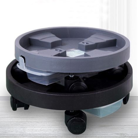 Bac de récupération avec 4 roulettes pivotantes 360°, réservoir à gradins et type tiroir pour salon ou bureau (1/5)