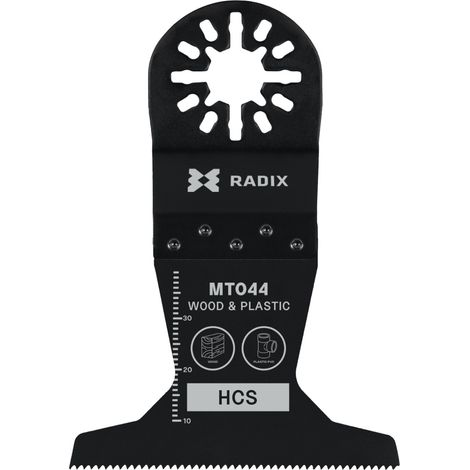 Lame multitool - Radix - HCS - 40 x 65 mm - 18 dents (1,4 mm) fraisées (1/3)