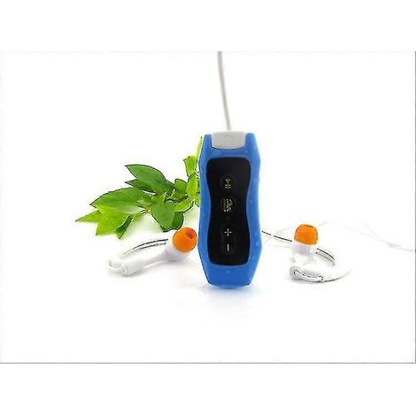 Lecteur MP3 étanche IPX8 Blue-Sports Clip 4 Go avec radio FM pour la natation et la plongée + écouteurs (1/5)