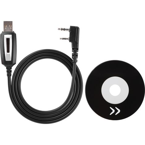 Câble de programmation Walkie-Talkie avec CD Driver pour Baofeng GT-3, UV-82, BF-888s (1/5)