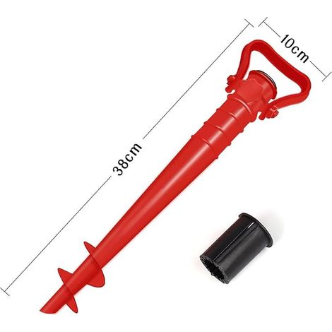 Parasol Stand, Parasol Floor Socket, Beach Peg, Universal Parasol Holder (1/4)