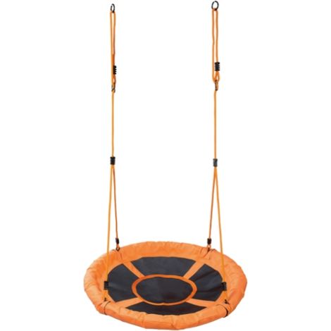 Altalena sospesa a forma di nido di cicogna, arancione, 95 cm