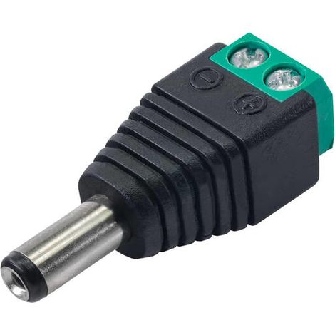 Conector de alimentación de CC Akyga AK-SC-16, conector de tornillo de 5,5 x 2,1 mm UTP para CCTV y LED (1/2)