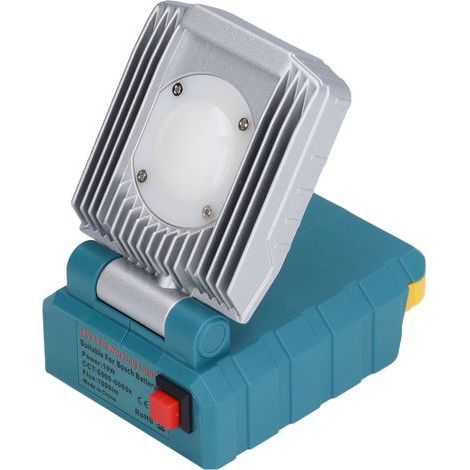 10W LED work light/workshop flashlight compatible with Bosch 14.4V/18V lithium-ion batteries. (1/2)