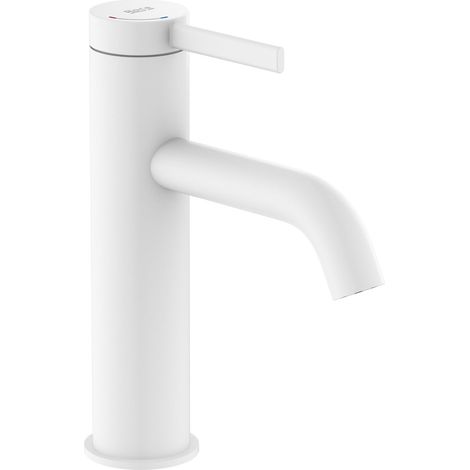 Grifo para lavabo con cuerpo liso Cold Start ONA - ROCA Color: Blanco mate (1/2)