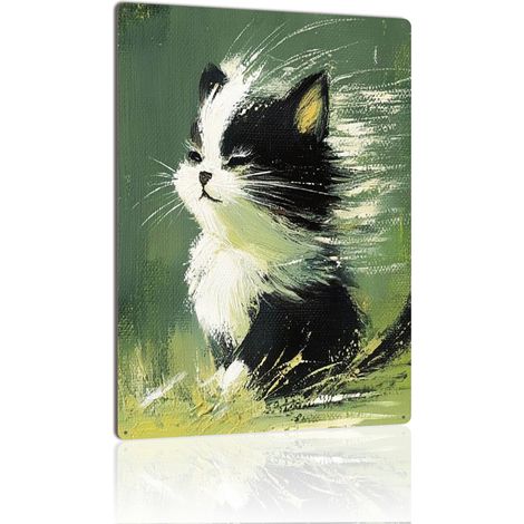 Plaque en Métal Vintage Décorative pour Jardin de Terrasse, Durable et Élégante pour Animé Vos Espaces Extérieurs 30x20 cm. (1/5)