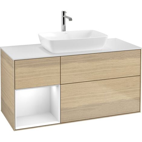 Villeroy & Boch F821GFPC Meuble sous-lavabo Finion F82 (1/2)