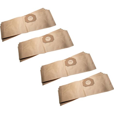 vhbw 20x sacchetto compatibile con Thomas Boxer aspirapolvere- carta, 63,3cm x 22cm Marrone